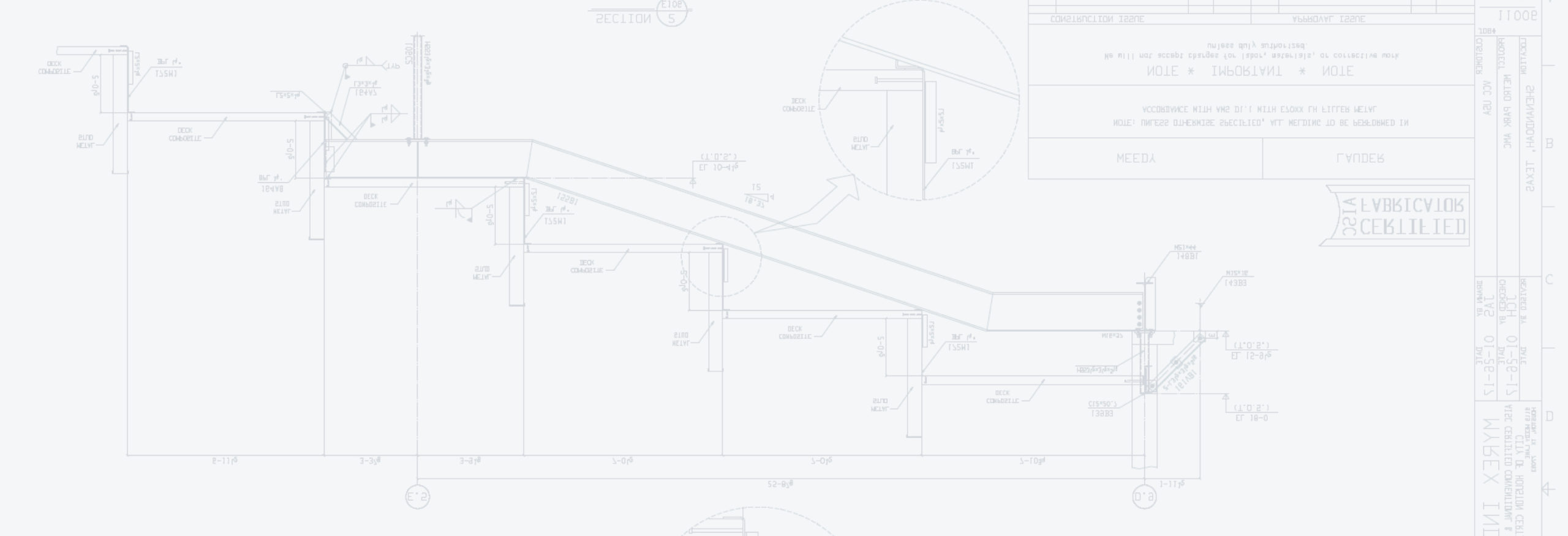 Construction drawings and tools
